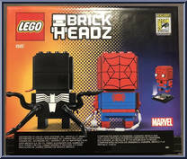 Spider-Man #15 / Venom #16 from BrickHeadz - Marvel manufactured by Lego [Back]