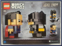 Tactical Batman #41 / Superman #42 (Justice League) from BrickHeadz - DC manufactured by Lego [Back]