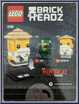 Master Wu #18 from BrickHeadz - Ninjago Movie manufactured by Lego [Back]