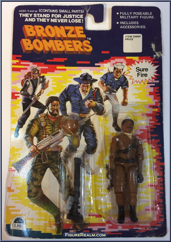 Sure Fire Bronze Bombers Basic Series Olmec Toys Action Figure