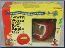 Lowly Worm and his R/C Apple Car from Busy World of Richard Scarry - Basic Series manufactured by Tomy [Front]