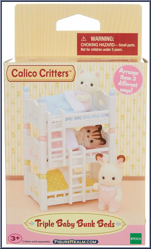 Triple Baby Bunk Beds Calico Critters, Calico Critters Triple Baby Bunk Beds