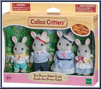 Sea Breeze Rabbit Family from Calico Critters - Basic Series manufactured by Epoch [Front]