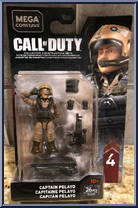 Captain Pelayo from Call of Duty - Series 4 manufactured by Mega Bloks [Front]