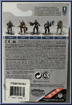 Frank Woods from Call of Duty - Series 1 manufactured by Mega Bloks [Back]