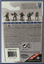 Mine Specialist from Call of Duty - Series 1 manufactured by Mega Bloks [Back]