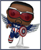 Captain America (Sam Wilson) (Flying) Action Figure