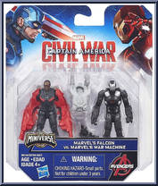 Falcon vs. War Machine from Captain America - Civil War - 2-Pack manufactured by Hasbro [Front]