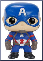 Captain America from Captain America - Captain America Civil War Pop! manufactured by Funko [Loose]