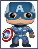 Captain America from Captain America - Captain America Winter Soldier Pop! manufactured by Funko [Loose]