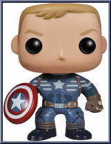 Captain America (Unmasked) from Captain America - Captain America Winter Soldier Pop! manufactured by Funko [Loose]