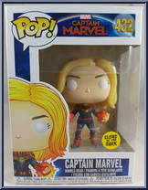 Captain Marvel (Glows in the Dark) from Captain Marvel - Pop! Vinyl Figures manufactured by Funko [Front]
