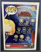 Captain Marvel (Flying) (Unmasked) (Glows in the Dark) from Captain Marvel - Pop! Vinyl Figures manufactured by Funko [Back]