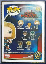 Captain Marvel (Helmet) (Chase) from Captain Marvel - Pop! Vinyl Figures manufactured by Funko [Back]