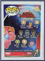 Goose (Flerken) (Closed Mouth) (Chase) from Captain Marvel - Pop! Vinyl Figures manufactured by Funko [Back]