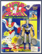 Captain Planet (Tornado) from Captain Planet and the Planeteers - Basic Figures manufactured by Tiger Toys [Front]