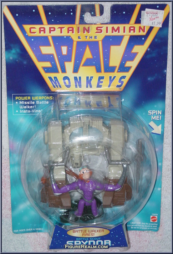Space Monkeys Action Figure Spydor Mattel 