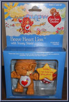 Brave Heart Lion (with Trusty Shield) from Care Bears - Cousins - Poseable manufactured by Kenner [Front]