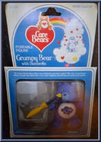 Grumpy Bear (with Dumbrella) from Care Bears - Poseable manufactured by Kenner [Front]