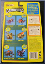 Chomper from Carnivores - Basic Series manufactured by Matchbox [Back]