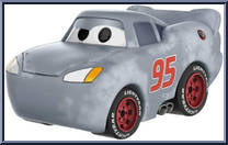 Lightning McQueen (Gray) from Cars - Pop! Vinyl Figures manufactured by Funko [Loose]