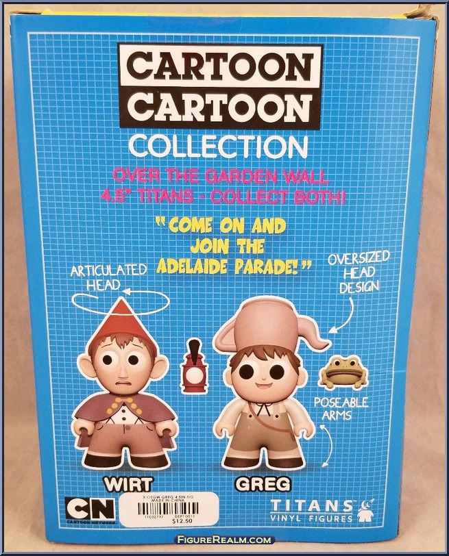 Cartoon Network Collection Over The Garden Wall Greg 4 1/2 Inch Titans  Vinyl Figure Hot Topic Exclusive