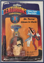 Dr. Terror from Centurions - Glow-Light Keychains manufactured by Arco [Front]