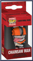 Chainsaw Man from Chainsaw Man - Pop! Keychains manufactured by Funko [Front]