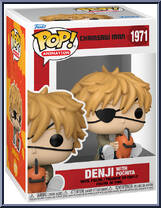 Denji with Pochita from Chainsaw Man - Pop! Vinyl Figures manufactured by Funko [Front]