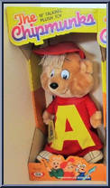 Alvin from Chipmunks - Talking Plush Toys manufactured by Ideal [Front]