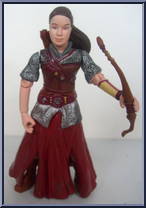 Susan Pevensie with Reepicheep from Chronicles of Narnia - Prince Caspian - Basic Series manufactured by Jakks Pacific [Loose]