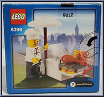 BBQ Stand from City - Box Sets manufactured by Lego [Back]