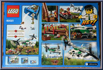 Cargo Heliplane from City - Box Sets manufactured by Lego [Back]