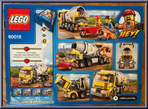 Cement Mixer from City - Box Sets manufactured by Lego [Back]