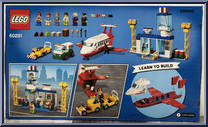 Central Airport from City - Box Sets manufactured by Lego [Back]