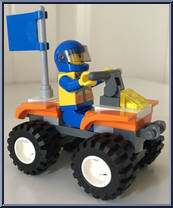 Coast Guard Quad Bike from City - Box Sets manufactured by Lego [Loose]