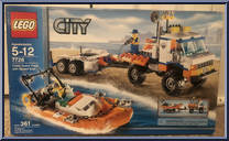 Coast Guard Truck with Speed Boat from City - Box Sets manufactured by Lego [Front]