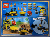 Construction Bulldozer from City - Box Sets manufactured by Lego [Back]