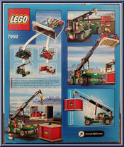 Container Stacker from City - Box Sets manufactured by Lego [Back]