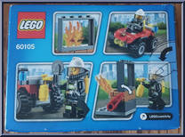 Fire ATV from City - Box Sets manufactured by Lego [Back]