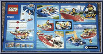 Fire Boat from City - Box Sets manufactured by Lego [Back]