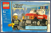 Fire Car from City - Box Sets manufactured by Lego [Front]