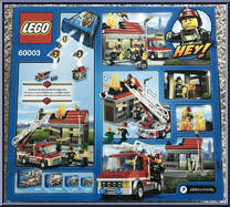 Fire Emergency from City - Box Sets manufactured by Lego [Back]