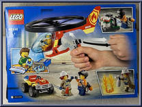 Fire Helicopter Response from City - Box Sets manufactured by Lego [Back]