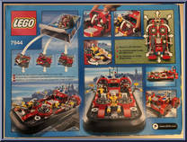 Fire Hovercraft from City - Box Sets manufactured by Lego [Back]