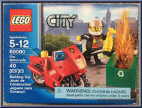 Fire Motorcycle from City - Box Sets manufactured by Lego [Front]