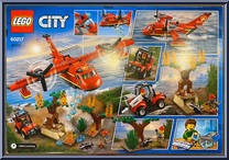 Fire Plane from City - Box Sets manufactured by Lego [Back]