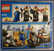 Fire Starter Set from City - Box Sets manufactured by Lego [Back]