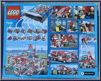 Fire Station from City - Box Sets manufactured by Lego [Back]