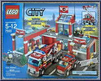 Fire Station from City - Box Sets manufactured by Lego [Front]